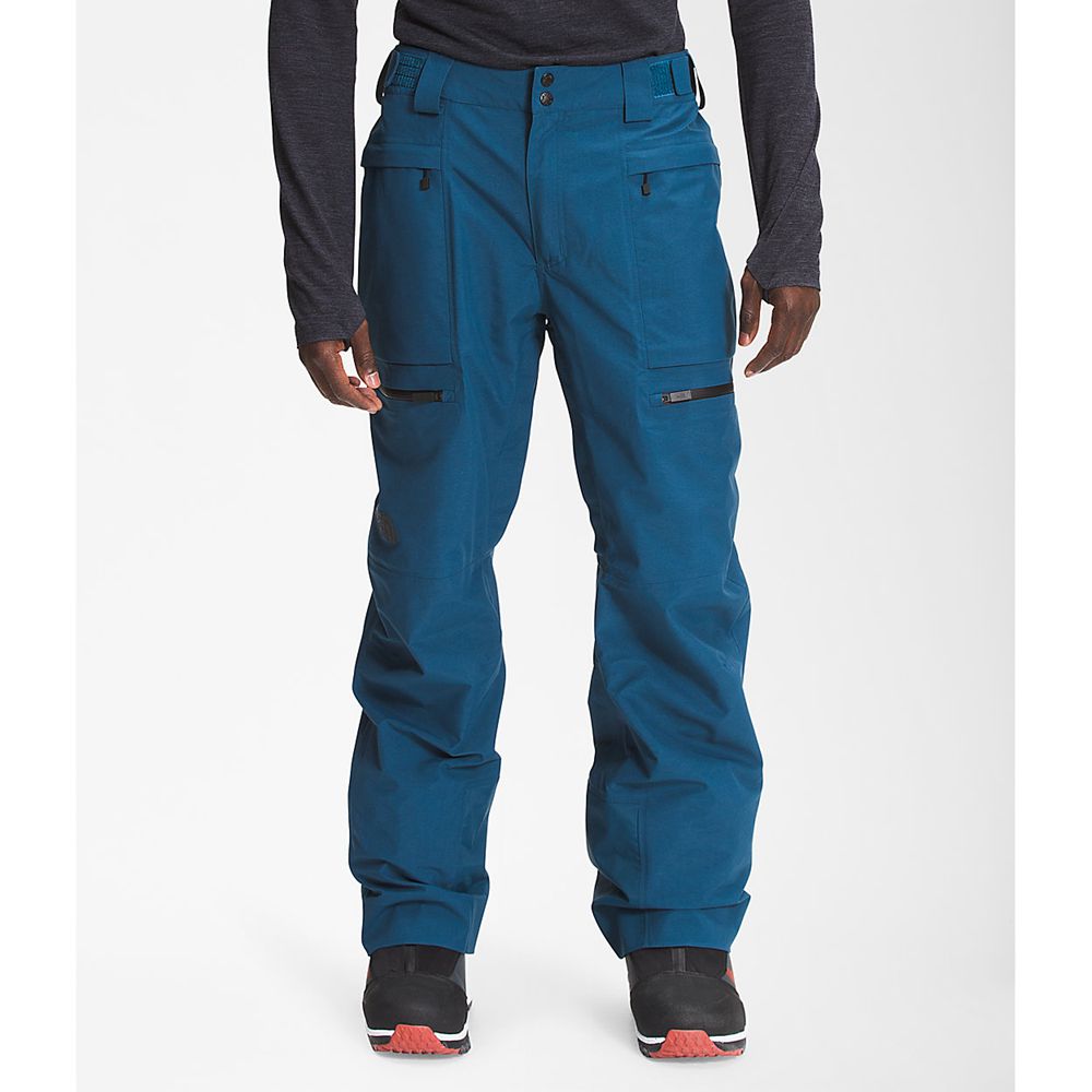 The North Face Pants Mens Australia - The North Face Powderflo Futurelight™ Blue (WEZ-416873)